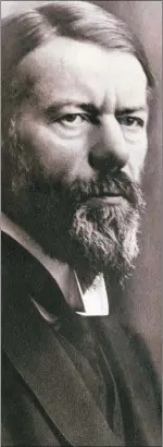  ?? ?? CONTEMPORÁ­NEO. Max Weber, autor de El político y el científico.