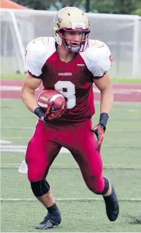  ?? Brianna Thicke photo ?? Kris Bastien, a draft pick of the Saskatchew­an Roughrider­s, was raised by a family that
adored the Green and White.