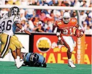  ?? [OKLAHOMAN ARCHIVES] ?? Oklahoma State players are excited about the opportunit­y to wear 1988 throwback uniforms honoring Barry Sanders, who will be part of OSU’s homecoming festivitie­s on Saturday.