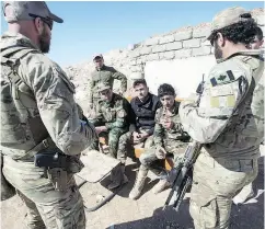  ?? RYAN REMIORZ / THE CANADIAN PRESS FILES ?? Canadian special forces soldiers had been assisting Kurdish Peshmerga in northern Iraq.