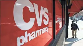  ??  ?? CVS plans to begin its medication delivery service next year. MATT ROURKE/AP