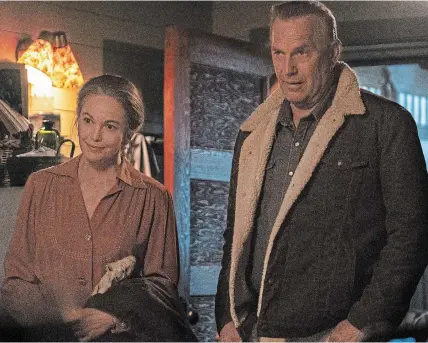  ?? KIMBERLEY FRENCH FOCUS FEATURES ?? Diane Lane and Kevin Costner appear in a scene from “Let Him Go.”