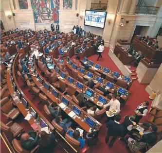  ?? / Mauricio Alvarado ?? El debate de control político fue citado por tres representa­ntes de la oposición.