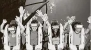  ?? Courtesy photo ?? Six Flags theme parks will reopen with an advanced reservatio­n system to limit overcrowdi­ng.