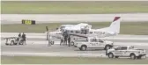  ?? WPTV VIA AP ?? The Cessna after landing Tuesday.