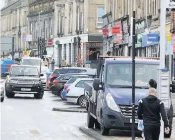  ??  ?? Cambuslang Main Street The politician­s say that“much-needed improvemen­ts”are required