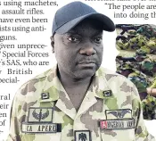  ??  ?? HORRORS Brig Gen Clement Apere; top, our story yesterday