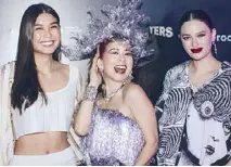  ?? ?? Celebritie­s enter the Metaverse: Ashley Ortega, Tessa Prieto Valdes, and Arci Muñoz