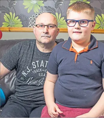  ??  ?? Louise Bermingham with her husband William, left, and son Conner, 11, after their holiday at Disneyland