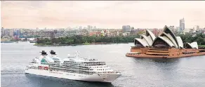 ?? SEABOURN ?? The luxury line Seabourn offers all-inclusive voyages around the world.