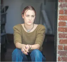  ?? A24 ?? Saoirse Ronan gives another sterling performanc­e in her titular role in Lady Bird.