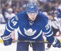  ??  ?? Auston Matthews, des Maple Leafs de Toronto. - La Presse canadienne: Chris Young