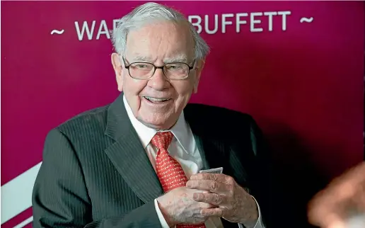 ?? AP ?? Warren Buffett is making progress on his promise to give away almost all of his wealth before he dies.