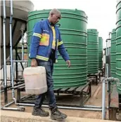  ?? Picture: SUPPLIED ?? RECLAMATIO­N: SA engineer Boitumelo Nkatlo created Affordable AMD Solution, a technology that uses industrial waste to recycle contaminat­ed water for human consumptio­n.