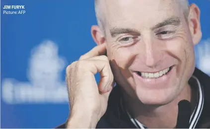  ?? Picture: AFP ?? JIM FURYK