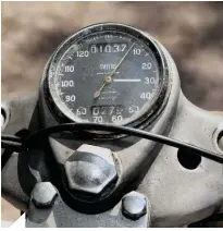  ??  ?? Rev counter? Where we’re going, we don’t need no rev counter