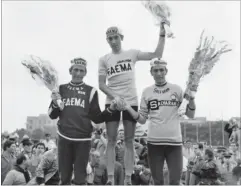  ?? FOTO: FG/ RITZAU SCANPIX ?? I 1968 sluttede Gimondi som nummer tre i Giroen, der blev vundet af Merckx.