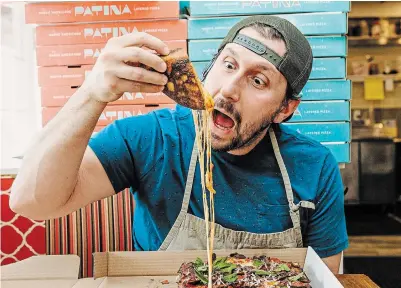  ?? ?? Chef Anthony Greco started his career in fine dining. These days, he’s finding joy in the nuance of pizza at Patina Pizza at Niagara Oast House Brewers.