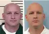  ?? Submitted photo ?? This photo combinatio­n shows Aaron Lucas, left, and his twin, Brian Lucas. Aaron Lucas is scheduled for trial next month in Bowie County, Texas. He is serving 20 years to life in a Colorado prison for a number of sexual assaults, which he initiallay...