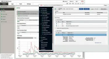  ??  ?? BELOW The onboard server management chip provides all sorts of key informatio­n