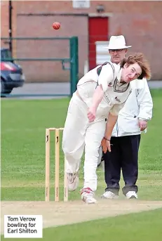  ?? ?? Tom Verow bowling for Earl Shilton