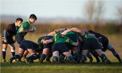  ?? Photograph: Sport Picture Library/Alamy Stock Photo ?? The RFU chief executive, Bill Sweeney, says rugby union is safe for children to play.