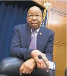  ?? J. SCOTT APPLEWHITE/AP ?? House Oversight and Reform Committee Chair Elijah Cummings, D-Md., will be a guest on CBS’ “Face the Nation.”