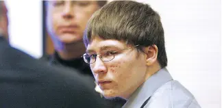  ?? DAN POWERS / THE POST-CRESCENT, POOL / FILES ?? Brendan Dassey appears in court in this 2007 file photo. The U.S. Supreme Court will consider Thursday whether to hear his appeal on his confession, which was seen on Making a Murderer.