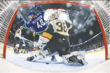  ?? DEREK CAIN/GETTY IMAGES ?? Canucks forward Elias Pettersson had no shots on goal in Game 2 against the Predators on Wednesday and has yet to register a point in this series.