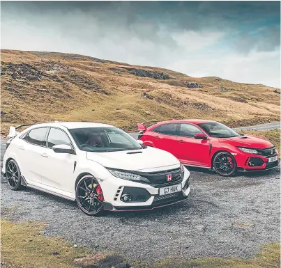  ??  ?? British-built: the Honda Civic Type R.