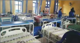  ?? ?? A hospital ward renovated by Oyo State Health Insurance Agency ( OYSHIA)