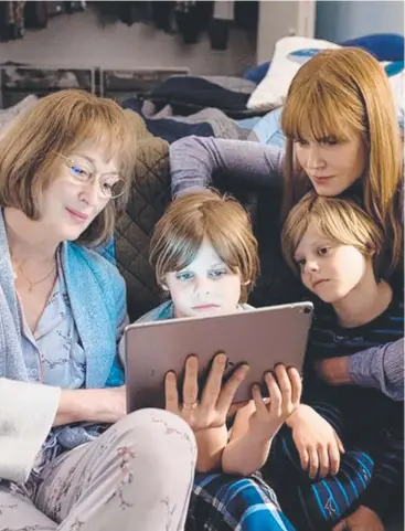  ?? Picture: SUPPLIED ?? HOLIDAY VIEWING: Meryl Streep and Nicole Kidman star in the second season of Big Little Lies, available on Foxtel.