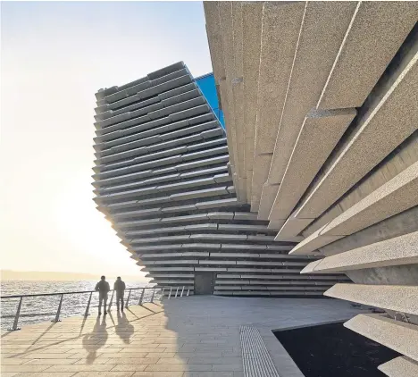  ??  ?? THE V&A will be the subject of a photograph­ic exhibition in Venice, starting this weekend.
Architect Kengo Kuma’s Waterfront design will be showcased at the 2018 Venice Biennale, from May 26 to November 25. V&A Dundee, in consultati­on with Kengo Kuma...