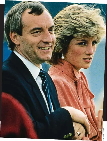  ??  ?? Too close for comfort? Diana and bodyguard Barry Mannakee. Left: How the tragedy unfolded