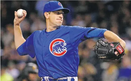  ?? GENE J. PUSKAR/ASSOCIATED PRESS ?? Kyle Hendricks will get the pitching nod as the Cubs look to wrap up the NLCS against the Dodgers on Saturday.