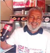  ?? Photo: Waisea Nasokia ?? Abdul Ahad inside his newly-establishe­d restaurant, Kaifs Fish Corner (KFC) in Nadi.