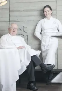  ?? COCONUT ?? Father and daughter chefs Juan Mari Arzak and Elena Arzak at their restaurant in San Sebastián, Spain.