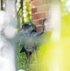  ?? PHOTO BY LAURIE SAPP ?? Spot Mr. Toad in the pet cemetery at Haunted Mansion.