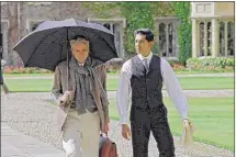  ?? IFC FILMS/TNS ?? Jeremy Irons and Dev Patel in “The Man Who Knew Infinity.”