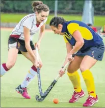  ?? Pictures: Matthew Walker FM4974926, FM4974933 ?? Maidstone ladies’ 2nds led against Old Bordenians but couldn’t add to their tally in a 2-1 defeat