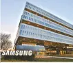  ?? Courtesy of Samsung Electronic­s ?? Samsung Electronic­s’ Device Solutions America headquarte­rs in San Jose