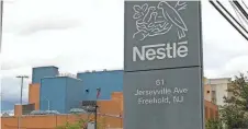  ?? THOMAS P. COSTELLO ?? The Nestlé plant on Jerseyvill­e Avenue in Freehold Borough is shown on May 2, 2023.