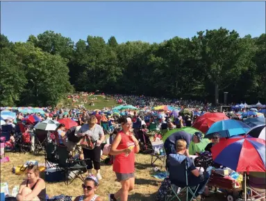  ?? ADAM DODD — THE NEWS-HERALD ?? Thousands made their way to the Center for Pastoral Leadership in Wickliffe for The FEST, Aug. 4.