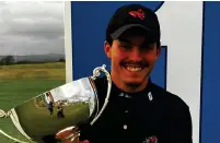  ?? ?? Louka Morin was victorious in the Scottish Boys Championsh­ip at the Irvine Golf Club. Image: Scottish Golf