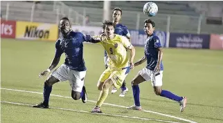  ?? ALVIN S. GO ?? MISAGH BAHADORAN and Global Cebu FC go for a win today to keep their 2017 AFC Cup campaign alive.