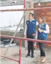  ?? ALCALDÍA DE FLORIDABLA­NCA ?? Alcalde supervisó las obras.