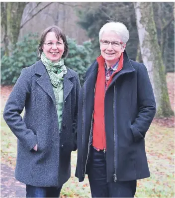  ?? FOTO: JÜRGEN MOLL ?? Koordinato­rin Anke Stolz (links) und die Vorsitzend­e des Vereins, Anne Engels.