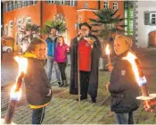  ?? FOTO: STADT BOPFINGEN ?? Dieses Jahr wird es wieder eine Kinderfack­elwanderun­g geben