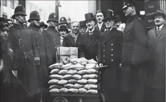  ?? ?? ■ TREASURE HUNT: Operators are bracing for the flood of calls. That’s because sealed Bank Bags whose contents, some dating clear back to the 1800’s, are actually being handed over to the general public beginning this morning. Requests for the bags are sure to be overwhelmi­ng since they’re known to contain nearly four pounds of U.S. Gov’t issued coins and currency so there’s no telling what treasures are sealed away inside.