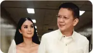  ??  ?? Heart at Sen. Chiz